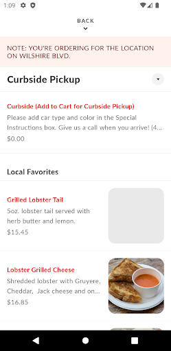 Lobster & Beer LA Screen 3