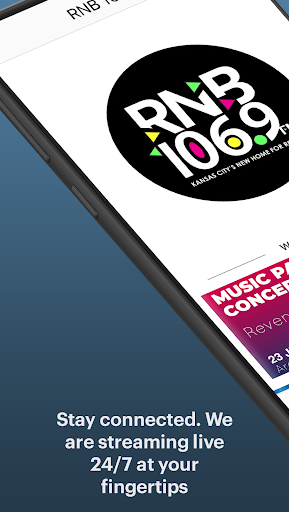 Android application RNB 106.9 screenshort
