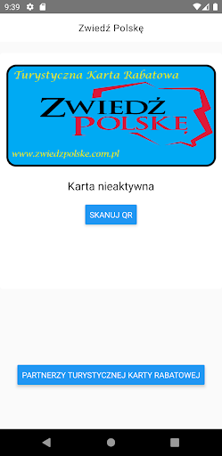Android application Zwiedź Polskę screenshort