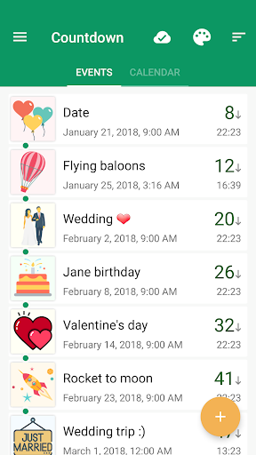 Countdown Days App & Widget 7.7 screenshots 1