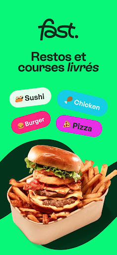 Fast: Livraison repas, courses Screenshot 1 - AppWisp.com