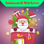 Cover Image of ダウンロード Christmas Animated Stickers  APK