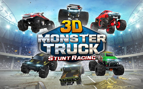 Captura de Pantalla 6 3D Monster Truck Parking Game android