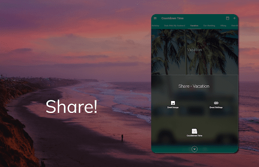 Countdown Time - Event Widget