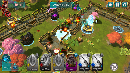 Magic of Destiny MOD APK :Hero Card TD (Unlimited Money) Download 2