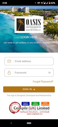 Android application Your Cayman Home screenshort