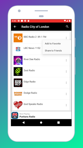 Radio UK + UK Radio Stations Screen 3