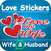 Love Stickers Whatsapp - Wife Husband Stickers