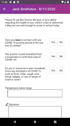 ParentLocker Connect Screen 3
