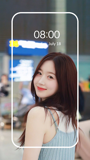 Android application HAEWON (NMIXX) HD Wallpaper screenshort
