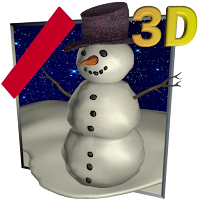 Снегопад 3D - живые обои