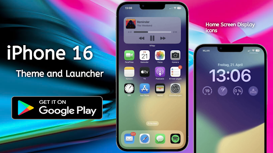 iphone 16 Launcher and Theme