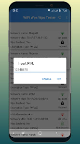 Captura de Pantalla 2 WPA WPS Tester android