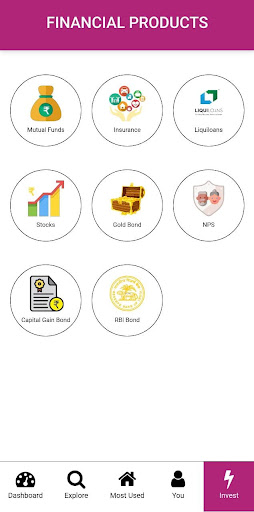 Android application NGFIS Finmart-Mutual Funds,SIP screenshort