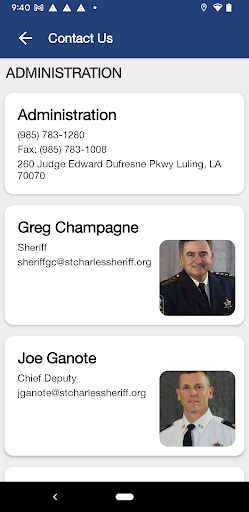 St. Charles Parish Sheriff Screen 2
