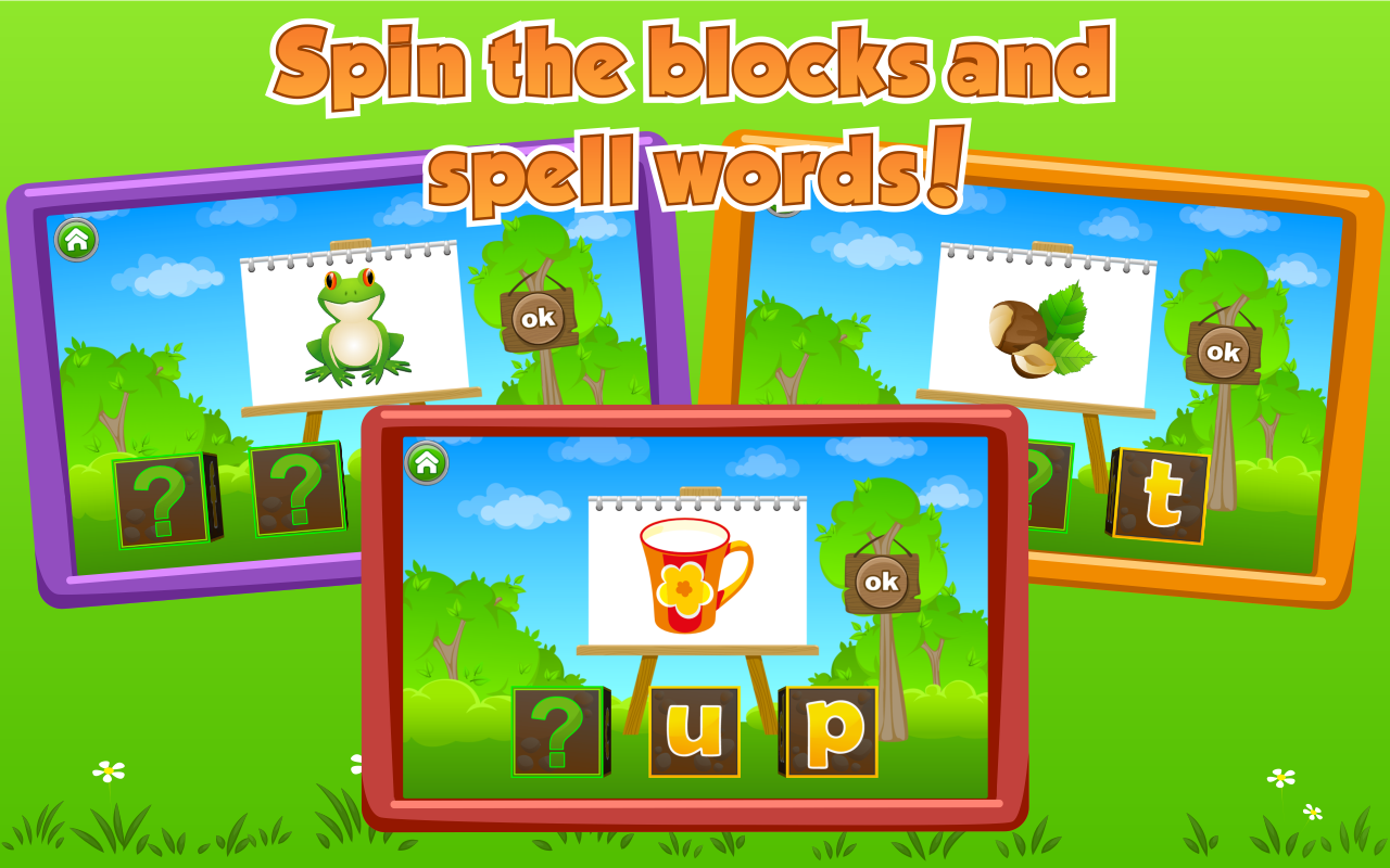 Android application Kids Learn to Read Lite screenshort