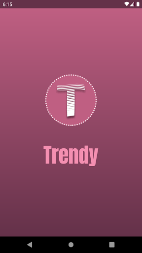 Android application Trendy - Real Time Trending To screenshort