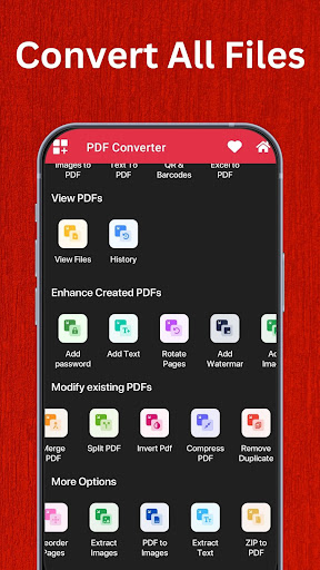 PDF to JPG Converter Screen 2