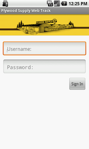 Android application Plywood Supply Web Track screenshort