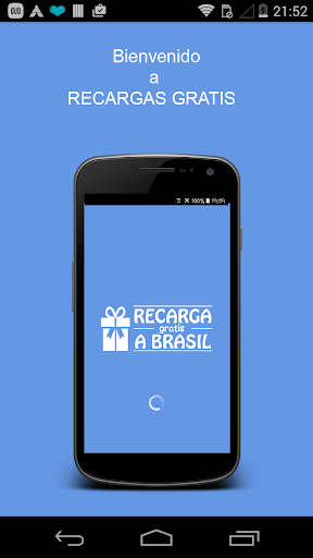 Android application Regala recargas a Brasil screenshort