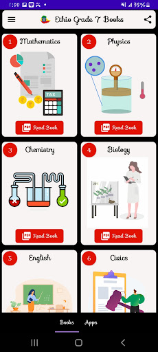 Android application Grade 7 Books: Old Curriculum screenshort