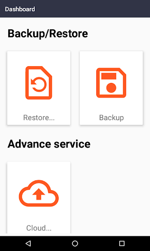 Call Logs Backup & Restore Screen 2
