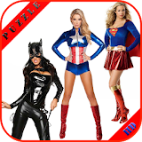Superheroes Sexy Girls Puzzle icon