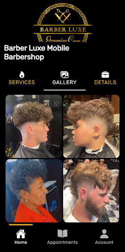 Barber Luxe Mobile Barbershop Screen 2