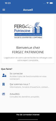 Android application FERGEC PATRIMOINE screenshort