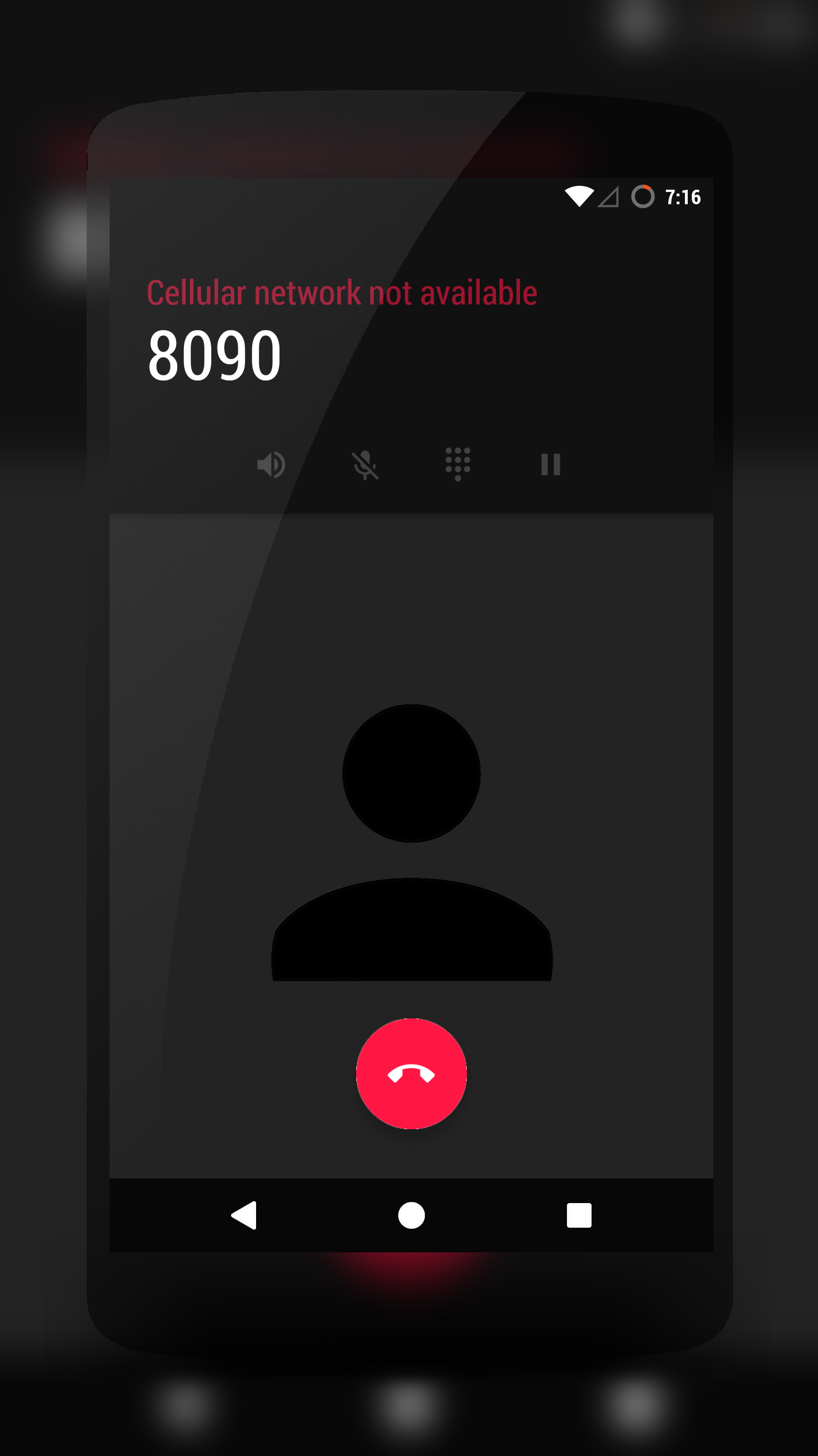 Android application PitchBlack | DarkRed CM13/12 Theme screenshort