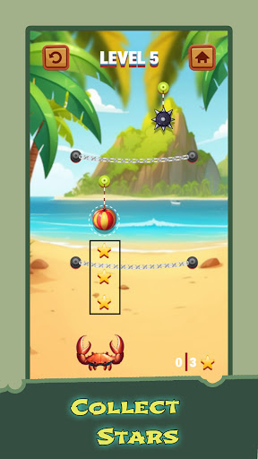 Hungry Crab Rope Rescue Game Screen 2
