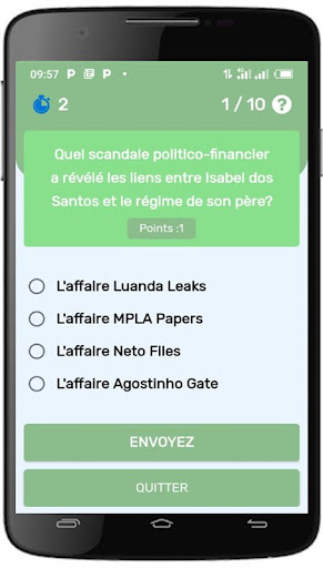 Quiz Angola Screen 3