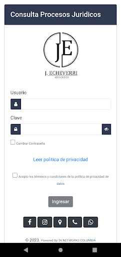 Android application Jea Judisec v.7 screenshort