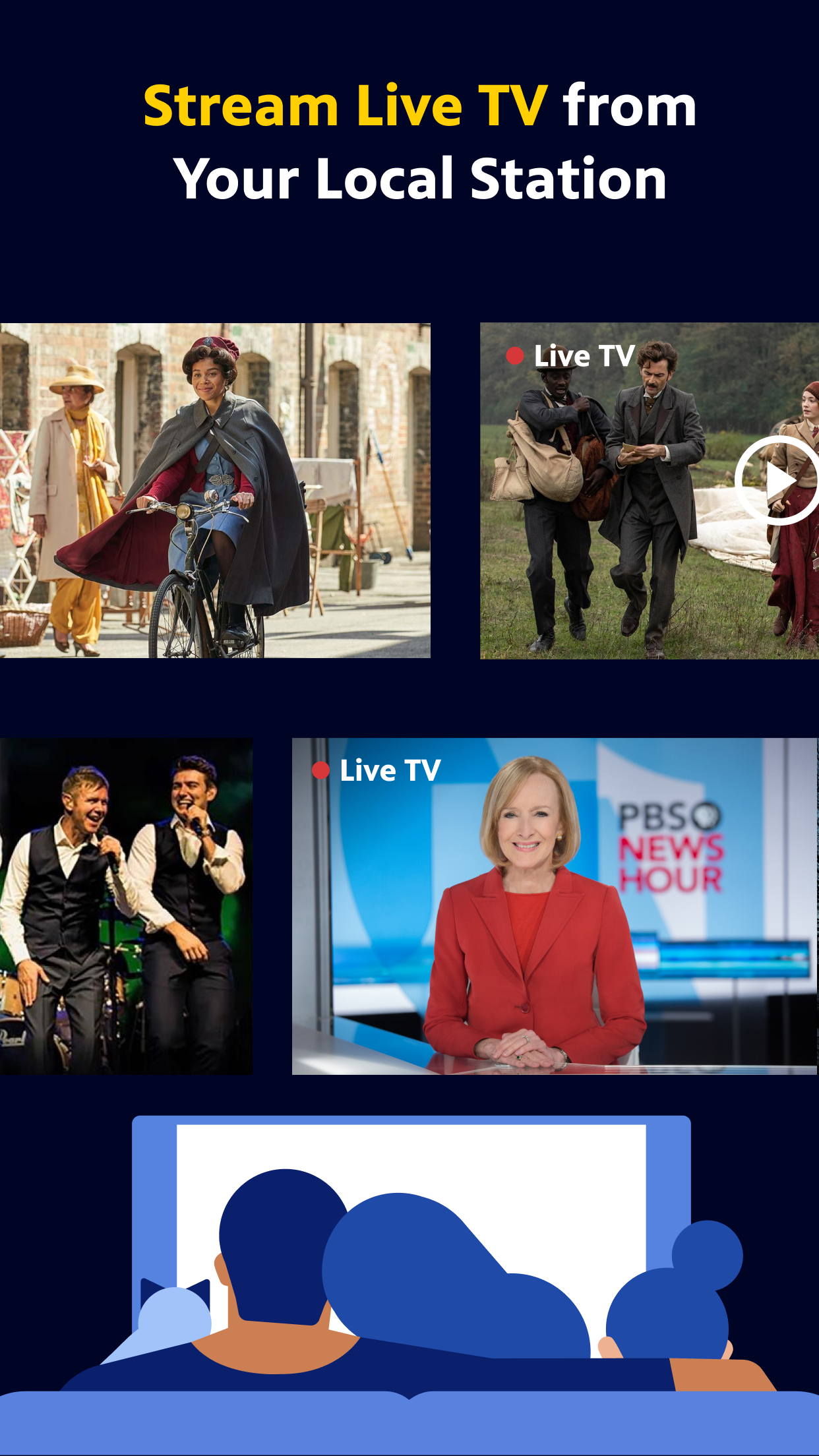 Android application PBS Video: Live TV & On Demand screenshort
