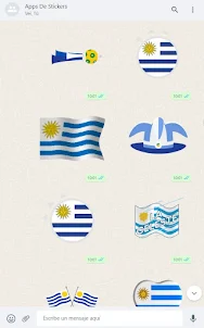 Uruguay Stickers Animados