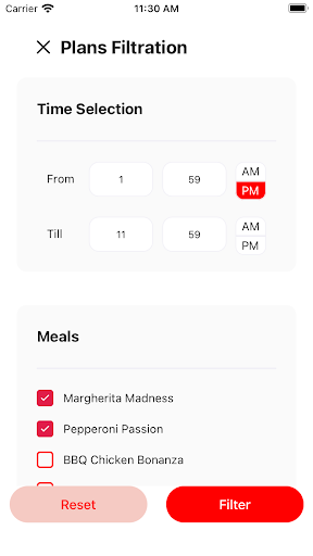 Android application Shnp Restaurant screenshort