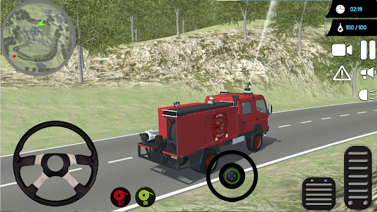 Truck Forest Fire Simulator