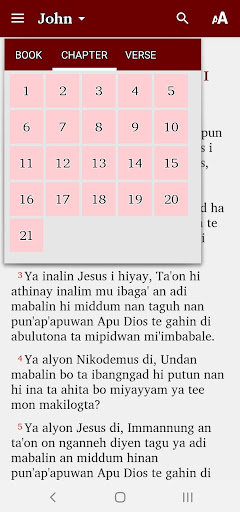 Android application Nan Hapit Apu Dios screenshort