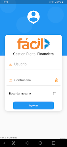 Android application Fácil Cobrador screenshort