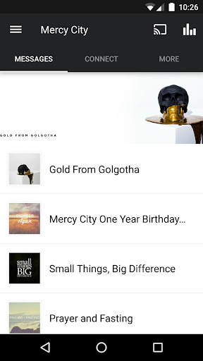 Screenshot of Mercy City Church