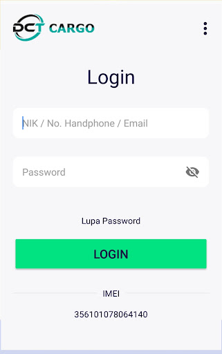 Android application DCT Cargo screenshort