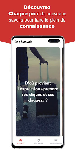 Android application Bon à savoir screenshort