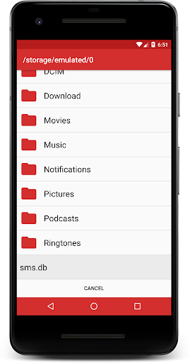 iSMS2droid - iPhone SMS Import Screen 2