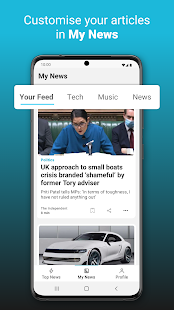 upday news for Samsung Screenshot