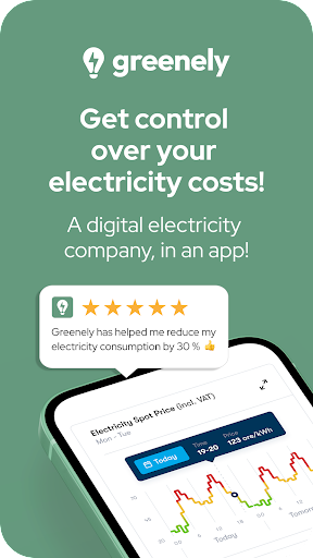 Android application Greenely - Save energy screenshort