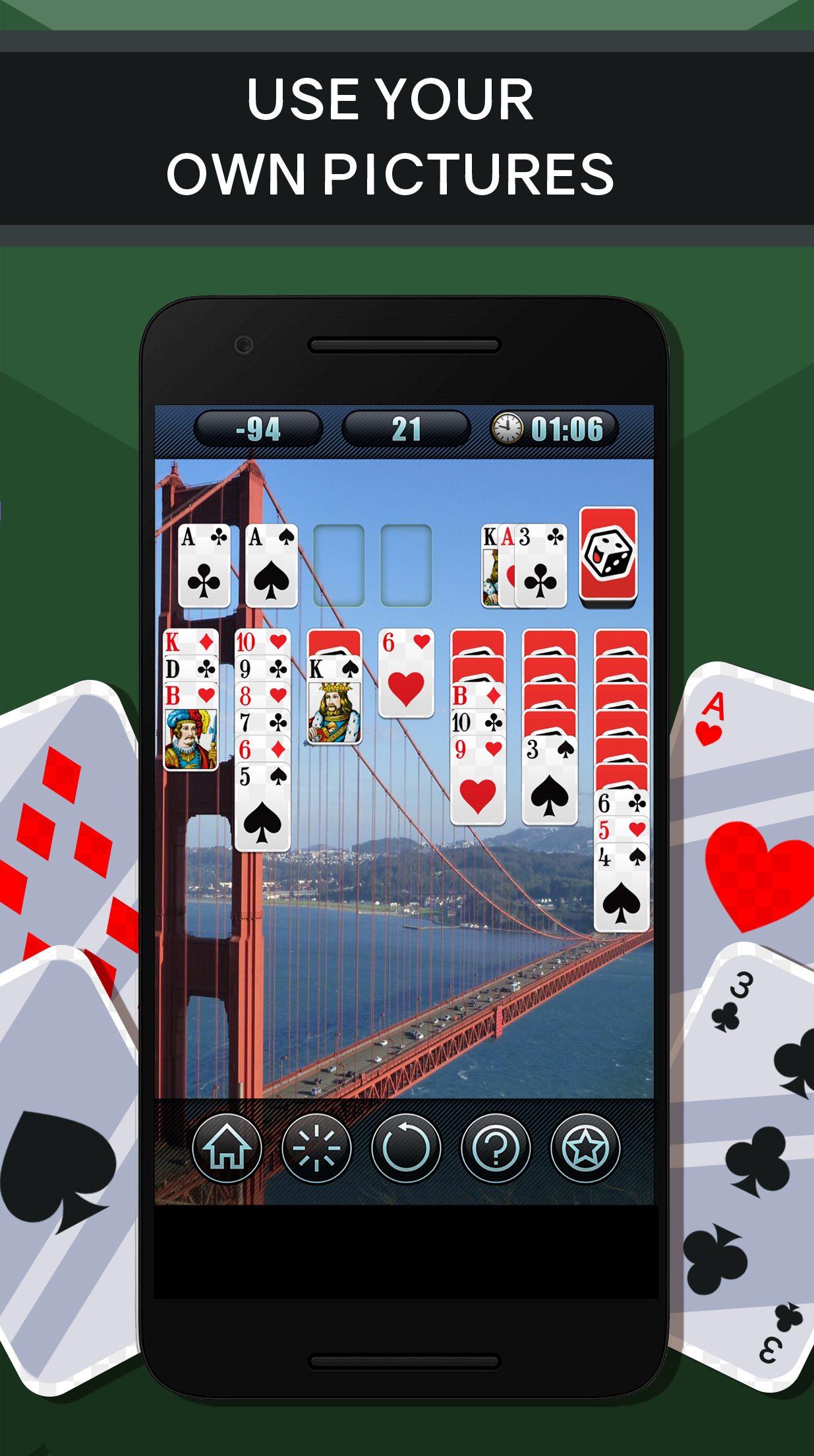 Android application Solitaire Card Game screenshort