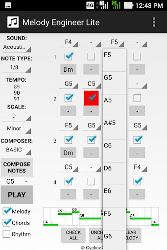 Screenshot of Melody Engineer Lite