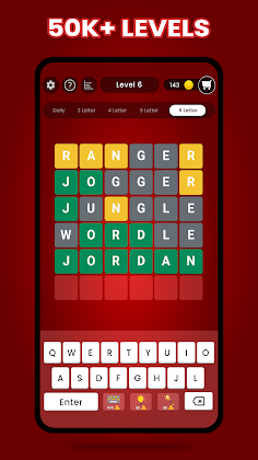 Wordleys Challenge- Guess Word - Screenshot 1