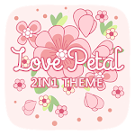Cover Image of Download (FREE) Love Petal 2 In 1 Theme V1.6 APK