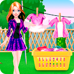 Mommy and Little Baby Laundry Day Apk